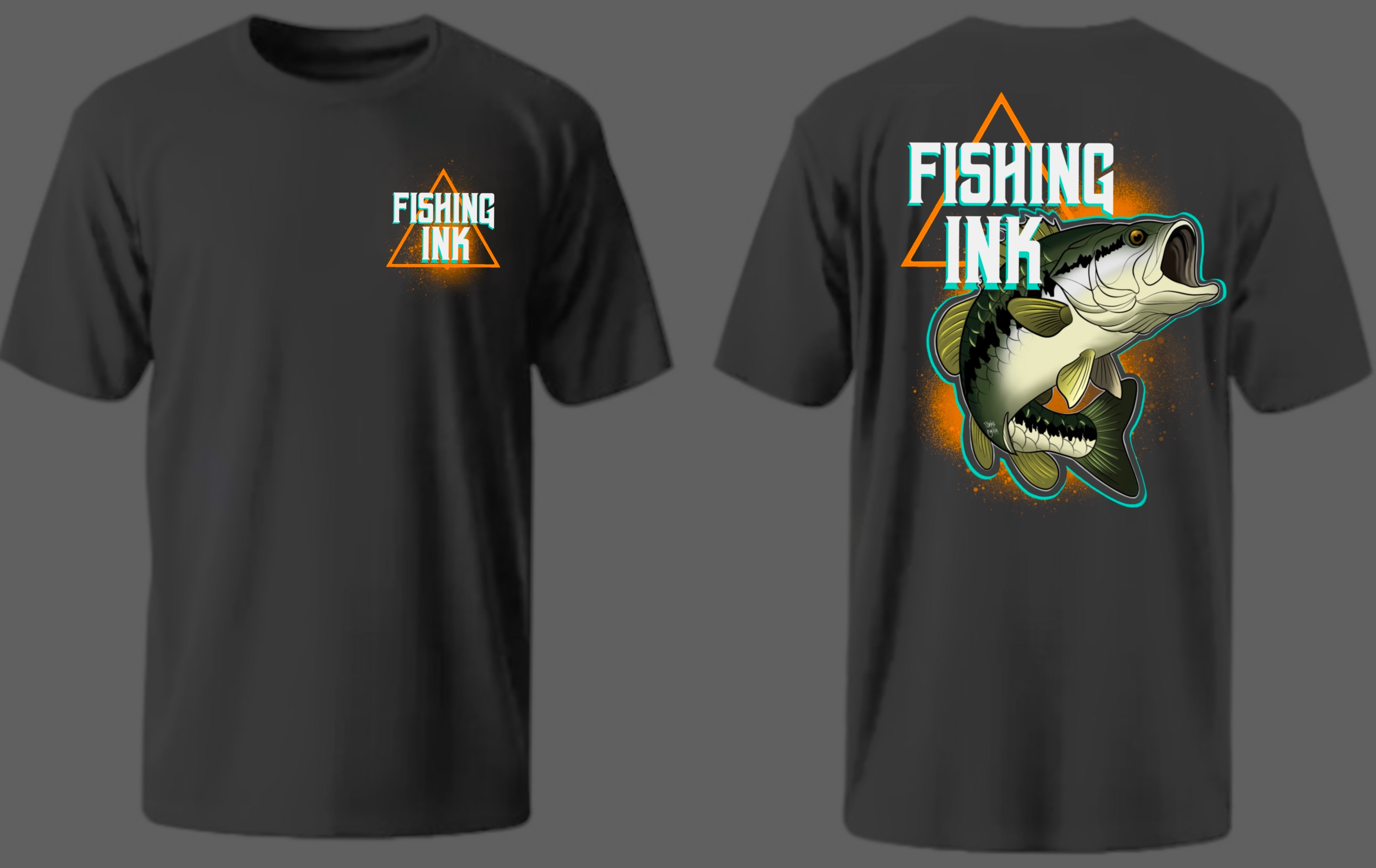 Fishing Ink T shirts(Largemouth Bass)