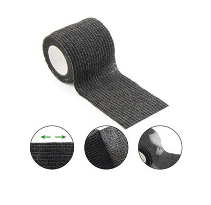 Cohesive bandages black(size: 2inch x 5 yds)