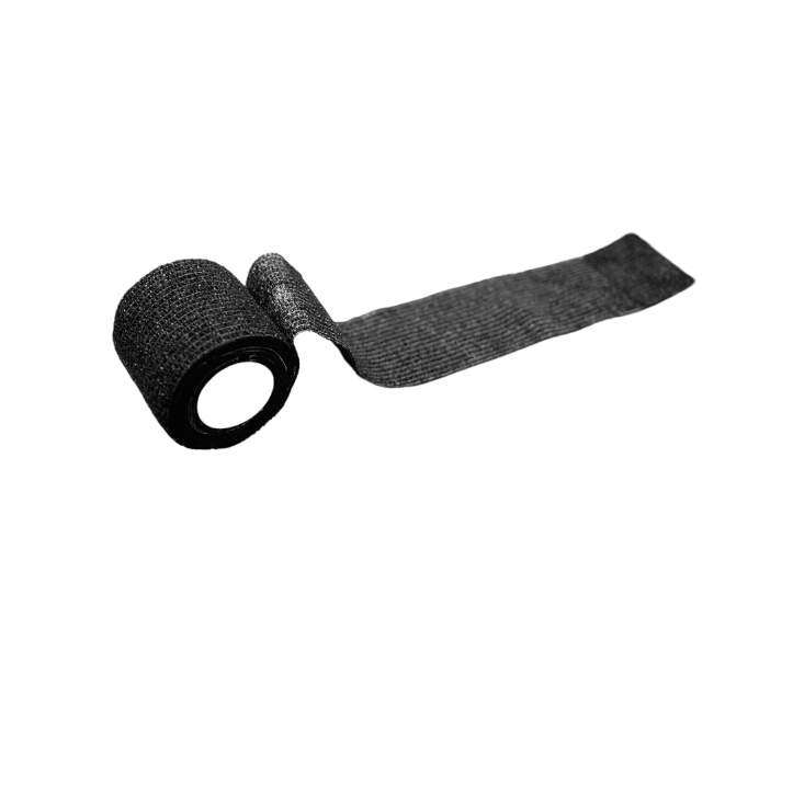 Cohesive bandages black(size: 2inch x 5 yds)